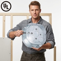 Boîtier d'extérieur octogonal métallique de 4 pouces conforme aux normes américaines, pour interrupteurs, indice de protection IP54, pour instruments électroniques