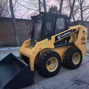 Chargeuse sur pneus LIUGONG 375A d'occasion, mini-chargeuse compacte d'excellente performance, en stock à Shanghai - Product Image 1
