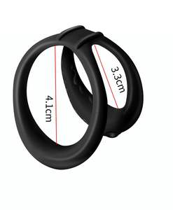 ห่วงซิลิโคนสำหรับผู้ชายเซ็กซ์ทอยสำหรับผู้ใหญ่ปลอกห่วงรัดอวัยวะเพศชายแบบช้านุ่มทนทาน - Product Image 3