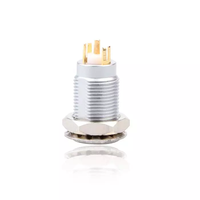 Connecteur MOCO ERN, prise fixe, fixation par écrou, panneau frontal, connecteur unipolaire mâle-femelle avec deux bornes de mise à la terre pour vidéo