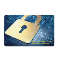 Carte de blocage RFID E-field, bloqueur de signal, protection contre les signaux, carte PVC, carte de crédit, bloqueur NFC pour la sécurité des paiements