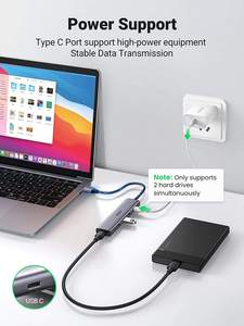 Hub <span class=keywords><strong>USB</strong></span> UGREEN 4 ports Hub <span class=keywords><strong>USB</strong></span> 3.0 alimenté 4 ports alimentés Transfert de données rapide 5 Gbps Hub <span class=keywords><strong>multi</strong></span>-ports <span class=keywords><strong>USB</strong></span> pour ordinateur portable - Product Image 3