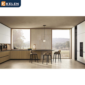KELEN 2026 Mobili da <span class=keywords><strong>Cucina</strong></span> Contemporanei <span class=keywords><strong>in</strong></span> Impiallacciatura per Fornitori, Modulari <span class=keywords><strong>in</strong></span> Rovere Bianco, Personalizzabili <span class=keywords><strong>in</strong></span> Legno, <span class=keywords><strong>Formica</strong></span> e Melamina - Product Image 2