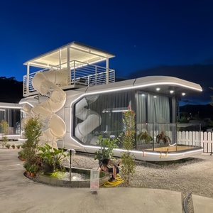 Casa Cápsula Personalizada, Módulo de Vivienda Todo en Uno, Sala de Estar, Cocina, Baño, Moderna, Lujosa, Tecnología Inteligente, Impermeable, para Hotel, Oficina, Edificio - Product Image 1