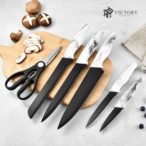 7 Pieces Professional <b>Kitchen</b> Chef <b>Knife</b> Ultra <b>Sharp</b> <b>Kitchen</b> <b>Knives</b> Stainless Steel <b>Kitchen</b> <b>Knife</b> Set with Block - Product Image 2