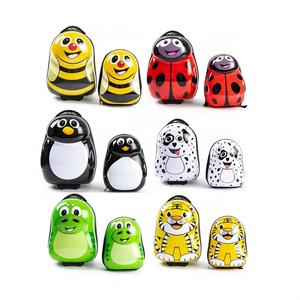 Bolsa de viaje con estampado de animales bonitos y duros, equipaje para niños, <span class=keywords><strong>Maleta</strong></span> giratoria, <span class=keywords><strong>maleta</strong></span> con ruedas para niños, mochila para equipaje para niños - Product Image 1