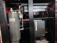 Compresseur d'air à vis 4-en-1 de 15 kW à économie d'énergie, haute efficacité, portable, 380 V, entraînement direct, refroidissement par air, silencieux