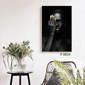 Nuevo Diseño <span class=keywords><strong>de</strong></span> Decoración para el Hogar, Impresiones en Lienzo con <span class=keywords><strong>Fotos</strong></span> <span class=keywords><strong>de</strong></span> Mujeres Africanas - Product Image 4