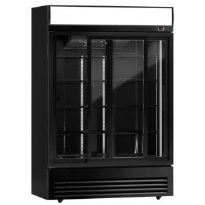 Refrigerador Eléctrico para Bebidas Gastro GGM - 880 Litros - Eficiente Energéticamente, 2 Puertas Corredizas de Vidrio y Pantalla Publicitaria - Product Image 5