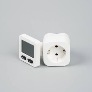 Enchufe Medidor de Energía Inteligente con Pantalla LCD de 16A, Medidor de Energía Eléctrica <span class=keywords><strong>Digital</strong></span> Inteligente con Enchufe Europeo - Product Image 4