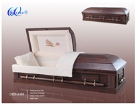 Venta Directa de Fábrica, Ataúdes de Madera de Lujo Ajustables, Ataúdes de Madera Americanos para Funerales