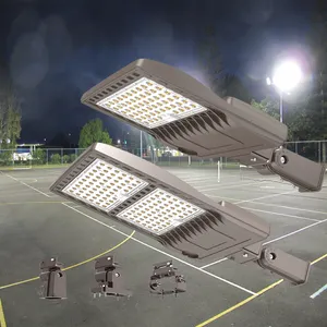 100W 150W 200W 250W 300W IP65 3000K 5000K LED Light With Photocell LED Street Light Housing Commercial LED Shoebox Lights