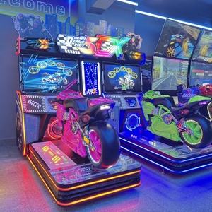 Consola de Videojuegos Arcade Popular de Carreras de Motos Deportivas para Dos Jugadores, Simulador de Carreras Analógico para Consola Operada con Monedas - Product Image 3
