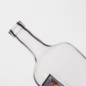 Étiquette d'or Super Flint Brandy Bouteille 700ml Flask <span class=keywords><strong>Verre</strong></span> Vide - Product Image 3