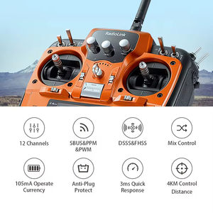 <span class=keywords><strong>RadioLink</strong></span> <span class=keywords><strong>AT10II</strong></span> 2.4G 12CH Télécommande pour Hélicoptère Multirotor Aile Fixe RC Voiture RC Bateau Robot RC Drone Véhicule et Navire - Product Image 3