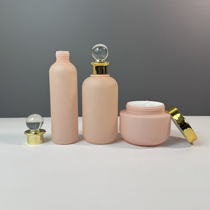 Flacone Vuoto in HDPE Rosa <span class=keywords><strong>per</strong></span> Olio Capelli e Lozione Corpo 200ml 300ml 8oz 10oz, Confezione Cosmetica <span class=keywords><strong>di</strong></span> Lusso, Bottiglie in Plastica <span class=keywords><strong>per</strong></span> Tonico con Tappo a Sfera Rotondo - Product Image 5