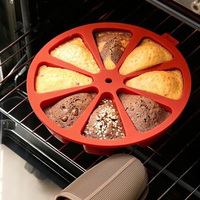 Moule à gâteau au tiramisu en silicone écologique à 8 cavités, forme personnalisable, qualité alimentaire, sans BPA, compatible four et lave-vaisselle, outil de cuisson