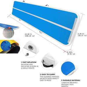 เสื่อเป่าลมสำหรับเล่นยิมนาสติกกายกรรมเสื่อปูพื้นขนาด3ม. 4ม. 6ม. - Product Image 3