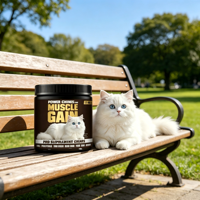 Vente en gros OEM ODM Marque privée Friandises à mâcher pour le développement musculaire des chats, Suppléments personnalisés riches en protéines pour la récupération de poids