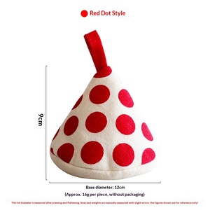 Guante de Cocina Triangular Antideslizante con Aislamiento Térmico, Resistente a Altas Temperaturas, de Algodón, Portátil, para Horno - Product Image 2