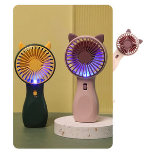 Mini ventilador recargable ventilador Personal verano creativo Usb carga portátil silencioso llavero Mini ventilador de mano para ventiladores de mano - Product Image 1