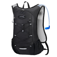 AJOTEQPT Nouveau Sac à Dos de Cyclisme Portable 12L pour Hommes et Femmes, Sac à Dos de Randonnée Tout-Terrain et d'Alpinisme à Double Bretelle avec Compartiment Casque, Léger pour Activités de Plein Air