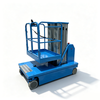 Plateforme élévatrice électrique automotrice en aluminium pour extérieur, élévateur mobile hydraulique