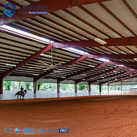 Estructura Metálica Ligera para Instalaciones Ecuestres, Nave Industrial Prefabricada, Establos para Caballos con Estructura de Acero para Filipinas