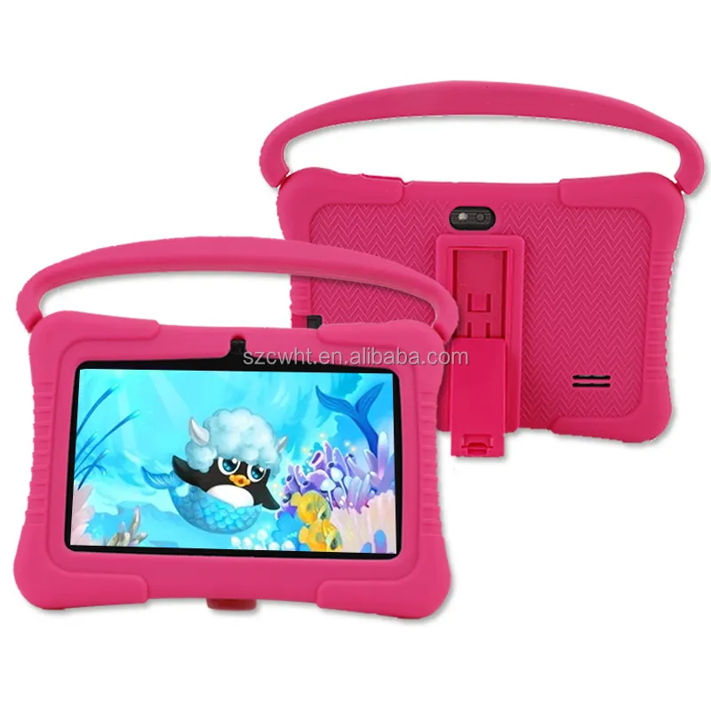 factory 7 inch Android 10.0 kids tablet pc wifi kids educational tablets 10 inches android with case for students