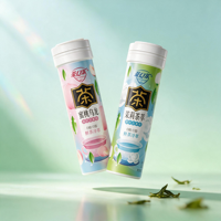 Oral Refresher Fruity Mint Tablet Candies Liquid Center Sugar Free Breath Sweets in Bottle