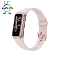 Montre connectée avec écran AMOLED de 1,1 pouce, suivi du sommeil, étanchéité IP67, cadrans personnalisables, 25 modes sportifs, compteur de pas, montre connectée fitness