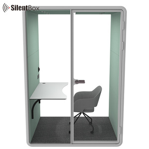 Acoustic Meeting Pods Customization Size Multi Functional Movable Soundproof Cabin Silent <strong>Booth</strong> For Office Room - Product Image 2