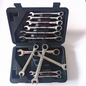 Bộ 12 Cái Dụng Cụ Sửa Chữa Ô Tô 8-19Mm Cố Định Đầu Kết Hợp Cờ Lê Bánh Cóc Cờ Lê Mô-men Xoắn Đôi Bù Đắp Ratchet Vòng Cờ Lê Kit - Product Image 6