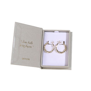 Caja de Joyería con Logotipo Personalizado, en Forma de Libro, para Collares, Anillos y Aretes, de Alta Calidad, para Regalo, Almacenamiento y Empaque de Cosméticos - Product Image 4