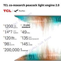 Lunettes intelligentes TCL Air 4 Pro prennent en charge HDR10/3840Hz, 4 haut-parleurs, 1200 nits, écran micro-OLED double couche, écran virtuel de 50 pouces