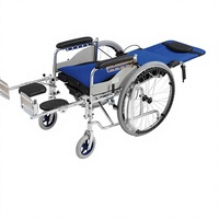 Fauteuil roulant inclinable léger 18,6 kg avec appui-tête et repose-jambes relevables pour les soins aux personnes âgées, les maisons de retraite, les hôpitaux et les infirmières