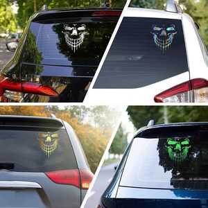 Christmas Car Decoration Body Window Skull Decals Reflective <strong>Sticker</strong> Radium Adhesive Self Vinyl <strong>Stickers</strong> for <strong>Bus</strong> Truck Cars - Product Image 6