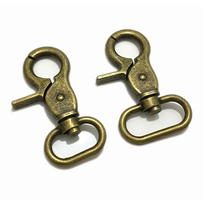 Swivel Snap Hooks, Metal Swivel Clasps Lanyard Snap Hook Lobster Claw Clasp (0.75inch and 1inch)