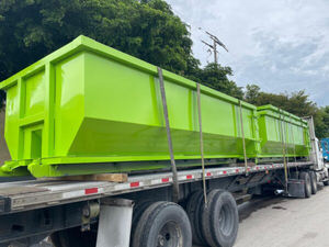 Premium Faut Grote Metalen Roll Off Vuilnisbak Met Wielen Draagbare Afvalverwerkingsmachines Voor Het Gebruik Van Restaurantbedrijven - Product Image 5