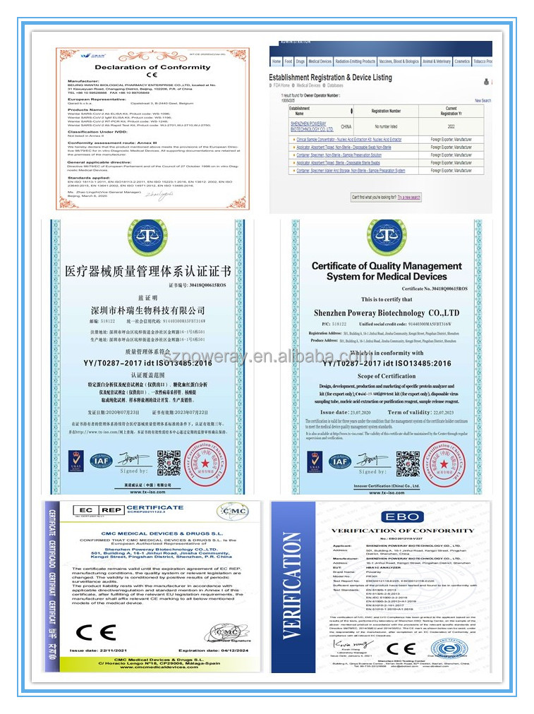 HbA1c D-Dimer Rapid Test Analyser Specific Protein Crp Analyzer 7