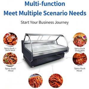 <span class=keywords><strong>Vitrina</strong></span> <span class=keywords><strong>Refrigerada</strong></span> Comercial <span class=keywords><strong>para</strong></span> Alimentos Frescos, con Frente Abierto, <span class=keywords><strong>para</strong></span> Supermercados, Frutas, Verduras, Lácteos y Tiendas de Comestibles - Product Image 5