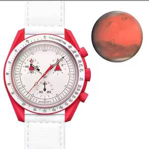 Montre de luxe pour homme personnalisée en gros, étanche, boîtier rond, personnalisation d'échantillons <span class=keywords><strong>Omega</strong></span>, montre de luxe avec boîte incluse - Product Image 2