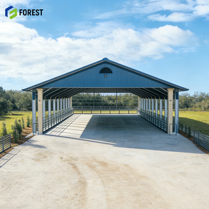 โกดังโครงสร้างเหล็กสำเร็จรูปขนาดเล็ก 80x150x18 เมตร ประกอบง่าย ประหยัด ประสิทธิภาพสูง ดีไซน์ทันสมัย สำหรับใช้งานทั่วโลก - Product Image 1