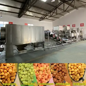 Industriële Popcorn Maken Machine Een Popcorn Fabrikanten Fabriek Prijs Voor Verkoop Voor Gecoate Gearomatiseerde Popcorn