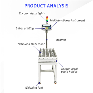 Con lăn <span class=keywords><strong>checkweigher</strong></span> với lên và xuống báo động chức năng in ấn, Con lăn Trọng lượng máy, đặc biệt vành đai băng tải cho dây chuyền sản xuất - Product Image 2