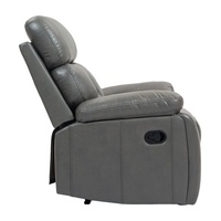 3-teiliges 3+2+1 Air-Leder Manuelles Relaxsofa-Set Wohnzimmermöbel