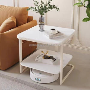 <span class=keywords><strong>Canapé</strong></span> de salon nordique Table d'angle de luxe légère multifonctionnelle Table d'appoint avec plaque de <span class=keywords><strong>roche</strong></span> - Product Image 2