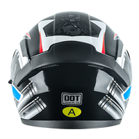 Casque de moto modulable à visière relevable, professionnel, ABS, double visière, certifié DOT, casque intégral
