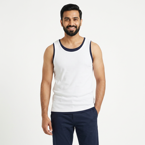 Débardeur de sport pour homme, vente directe d'usine, séchage rapide, respirant, léger, débardeur de course à pied, extensible moyen, vêtements pour homme - Product Image 1