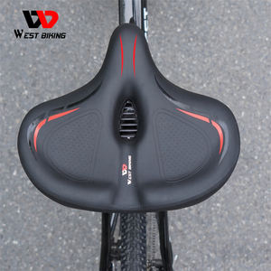 WEST BIKING – <span class=keywords><strong>selle</strong></span> de vélo <span class=keywords><strong>souple</strong></span>, confortable en cuir, <span class=keywords><strong>vtt</strong></span>, coussin <span class=keywords><strong>souple</strong></span> - Product Image 6
